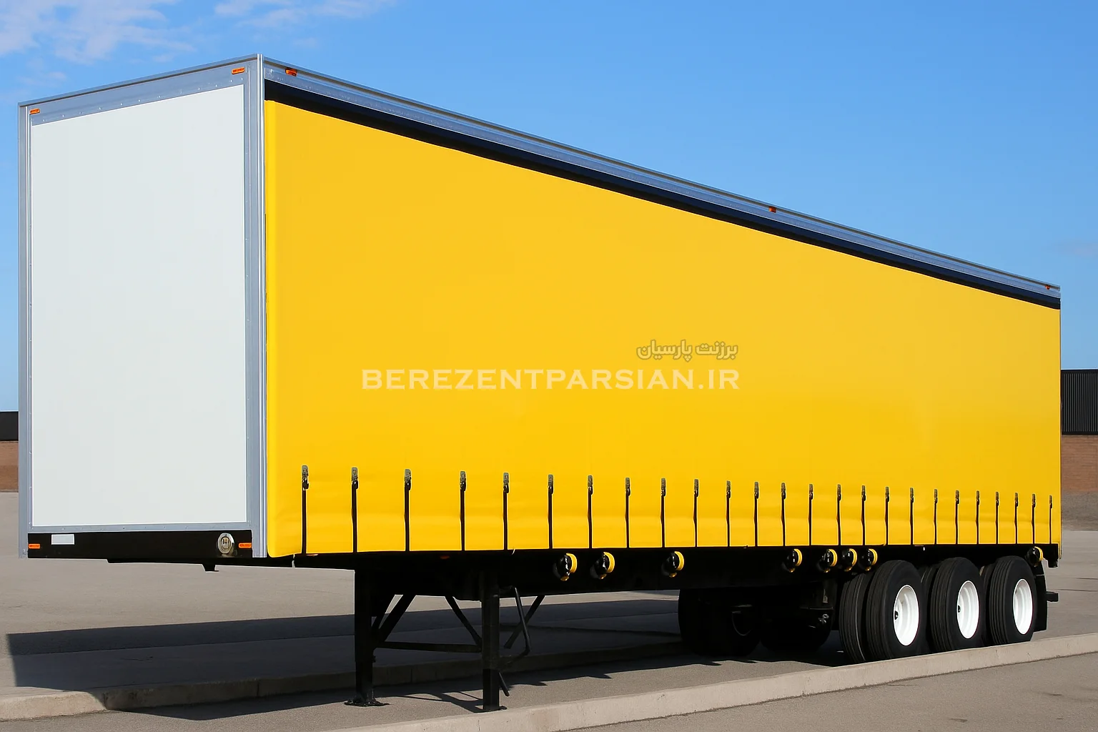 برزنت کانتینری بار تریلر کفی